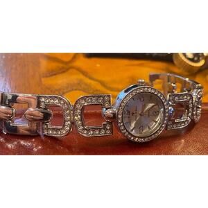 Women's 27mm Bella & Rose Dress Watch, Crystal Accents, Bracelet Band
